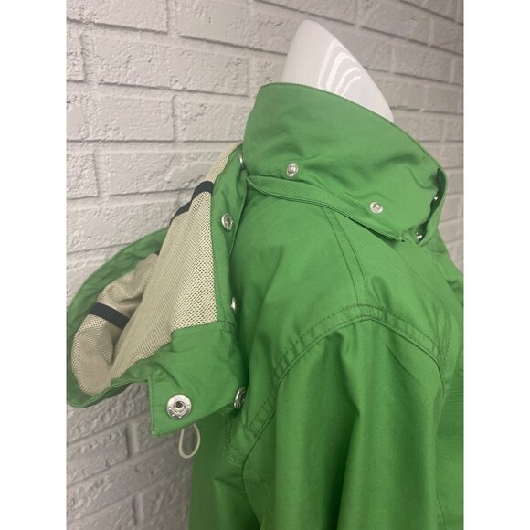 Weather Tamer Women Green Removable Hooded Wind Breaker Rain Jacket Size S - Picture 11 of 16